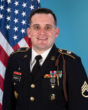 2026 TAPS Military Mentor Award Recipient, Staff Sergeant Tanner Hagerty.