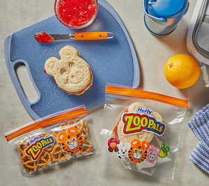 The Zoo Pals™ Crew Is Back -- Now on New Hefty® Press to Close Sandwich and Snack Bags