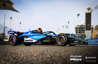Keeper Security branding featured on the Atlassian Williams F1 Team FW48 during the 2026 Formula 1 season. Keeper Security branding featured on the Atlassian Williams F1 Team FW48 during the 2026 Formula 1 season.