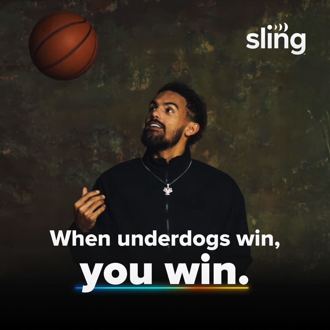 Sling TV and Professional Basketball Star Trae Young Team up to Support March Underdogs with $1 Day Pass Offer if a 12-to-16 Seed Advances