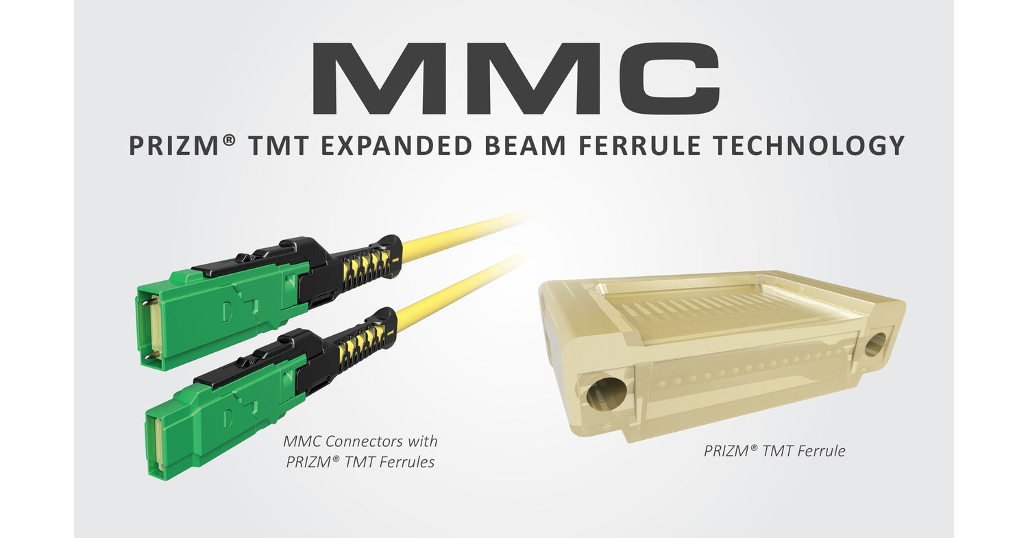 US Conec, Corning Incorporated, Fujikura and Sumitomo Electric Lightwave Announce Multi-Source Framework for PRIZM® TMT Expanded Beam Ferrules and Associated MMC Connectors