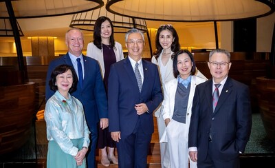 (left to right) Wee Wei Ling, Executive Director of Sustainability Partnerships, Lifestyle and Asset, Craig Bond, Chief Operating Officer, Kate Loh, Head of Development, Choe Peng Sum, CEO, Celine Du, Chief Commercial and Marketing Officer, Valerie Foo, SVP Finance, Andreas Sungaimin, SVP People and Culture
