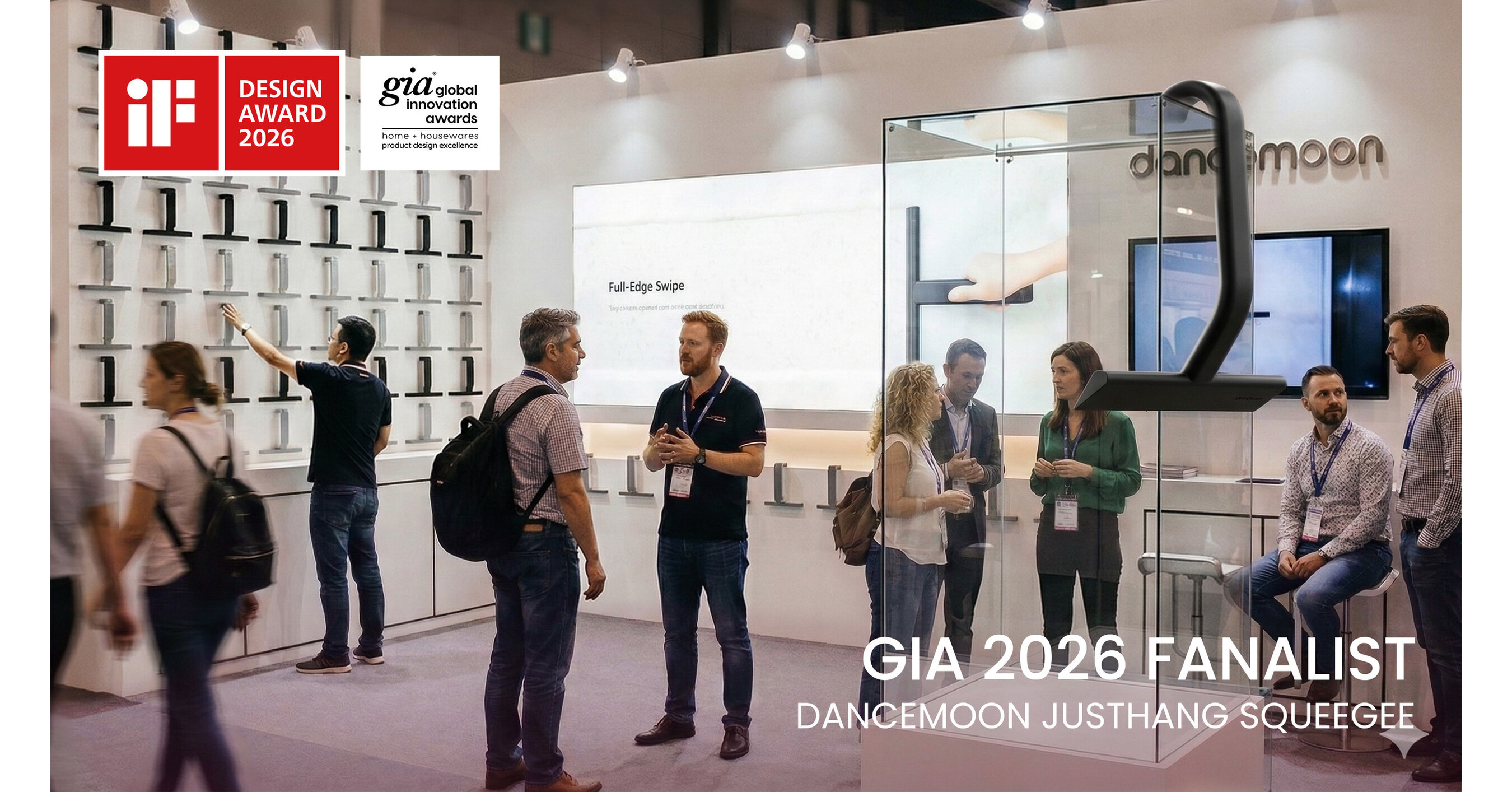 dancemoon JustHang Squeegee -- GIA Finalist for The Inspired Home Show 2026