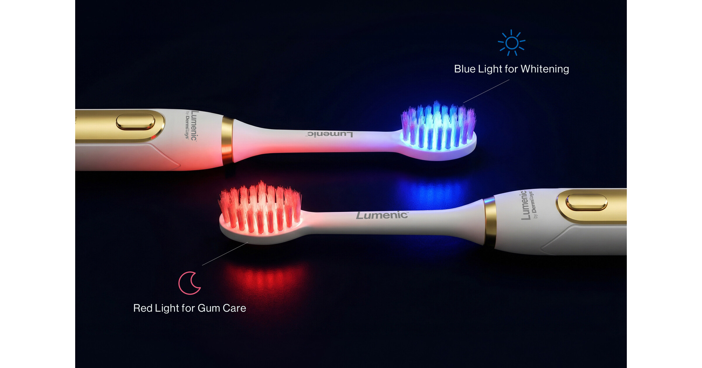 DermRays bringt Lumenic™ Dual-Light & 3D-Oscillo™ System für professionelle Zahnaufhellung zu Hause auf den Markt