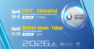 ICP DAS-BMP Pamerkan Seluruh Inovasi TPU Standar Medis di CMEF dan Medtec Japan 2026