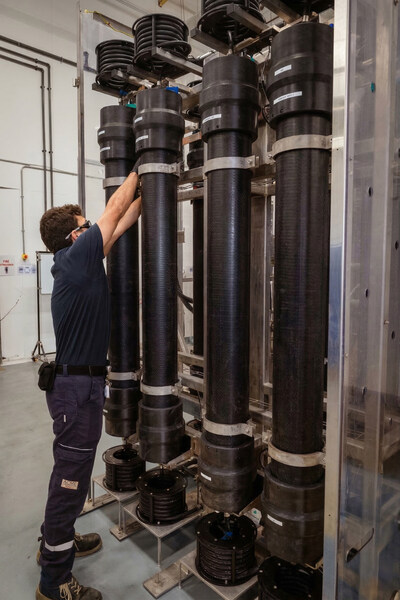 A DWE Set at H2Pro’s manufacturing facility