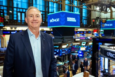 Bunge CEO Greg Heckman hosted its investor day at NYSE