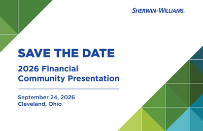 Sherwin-Williams 2026 Financial Community Presentation