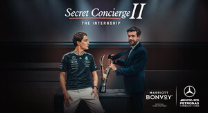 Marriott Bonvoy's "Secret Concierge II" Sends Fans on a Global Chase for an Incredible 1-Point Drop with the Mercedes-AMG PETRONAS F1 Team