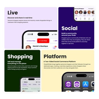 Live Social Shopping Platform
