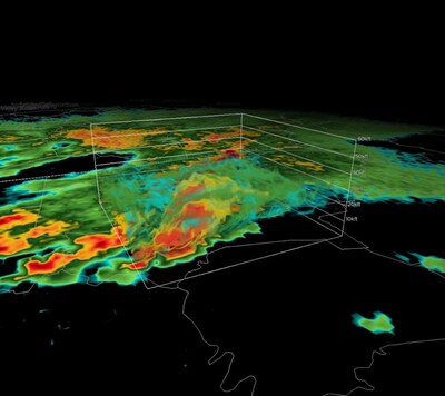 Storms in three dimensions, insights in real time.