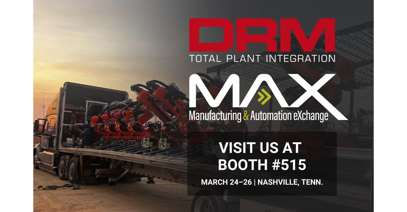 DRM to Showcase Integrated Automation Systems at MAX 2026