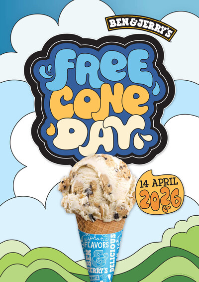 Ready, set, scoop! Ben & Jerry’s Free Cone Day Returns on April 14th. The Ben & Jerry-est day of the year is back, with one million and one scoops in its sights.