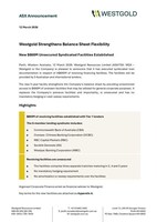 Title is - Westgold Strengthens Balance Sheet Flexibility (CNW Group/Westgold Resources Limited)