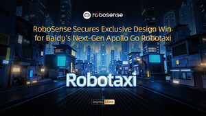 RoboSense Secures Exclusive Design Win for Baidu's Next-Gen Apollo Go Robotaxi