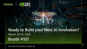 Compal Showcases "One Integrated Solution" Rack-Level AI Infrastructure Architecture and Cross-Domain Applications at NVIDIA GTC 2026