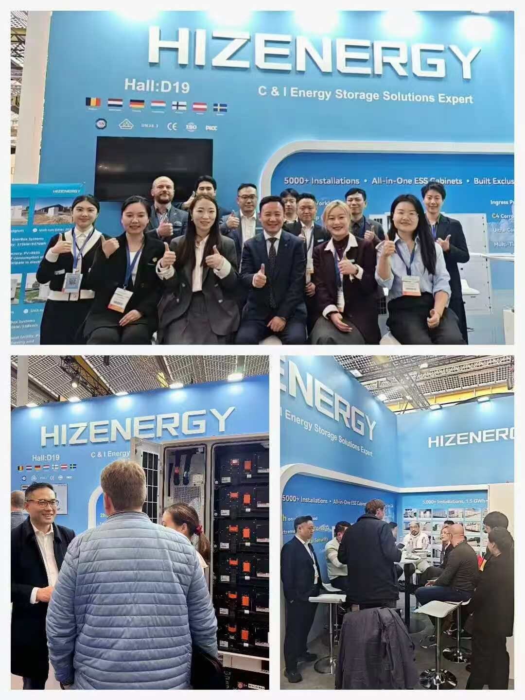 HIZENERGY presenta soluciones innovadoras de almacenamiento de energía C&I en Solar Solutions Amsterdam 2026
