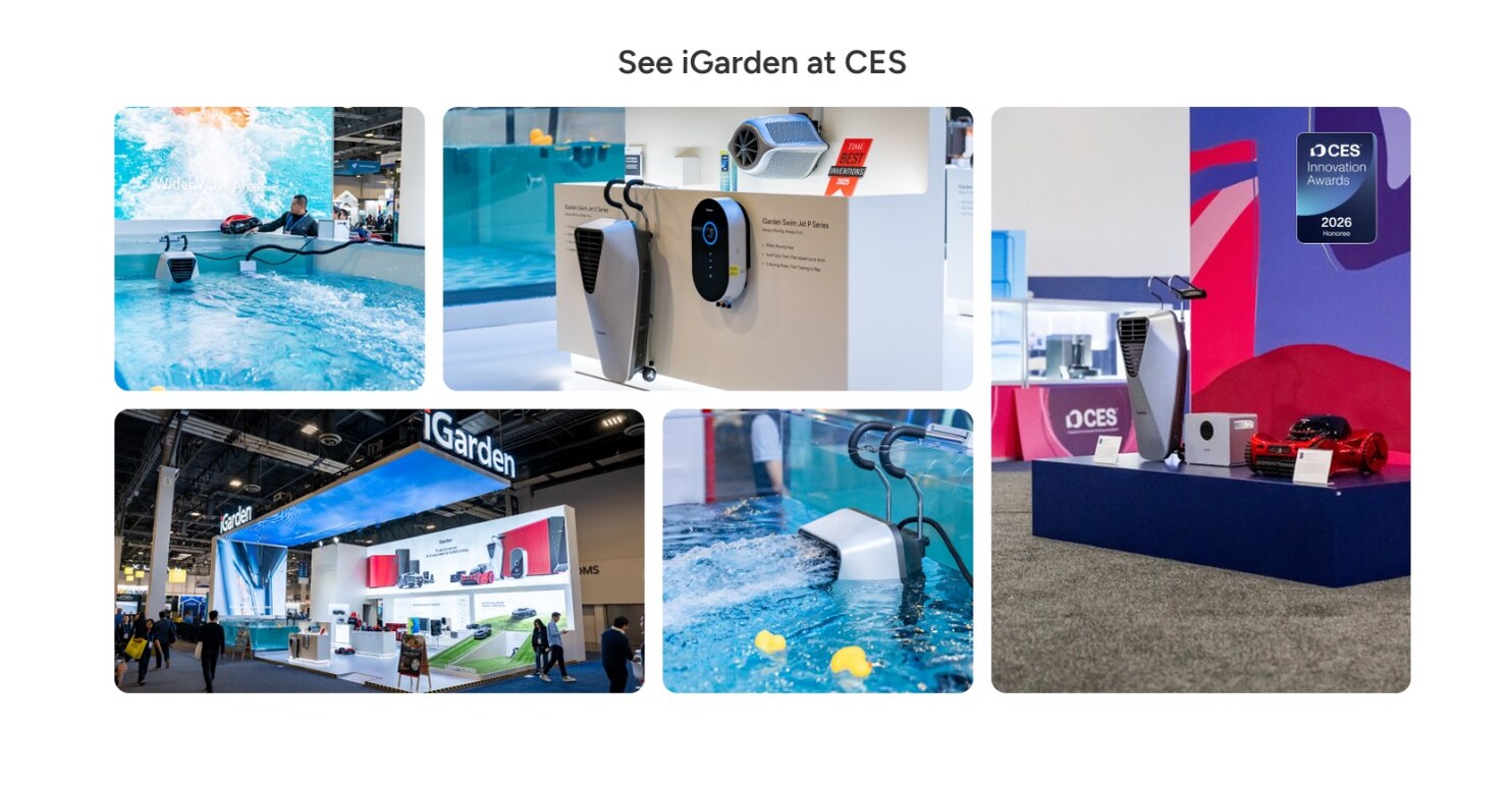 iGarden Luncurkan Swim Jet X Series, Produk Pemenang Penghargaan CES 2026: Swim Jet Nirkabel Pertama di Dunia dengan Harga Mulai dari US$799