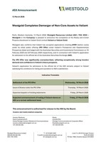 Title - Westgold Completes Demerger of Non-Core Assets to Valiant (CNW Group/Westgold Resources Limited)