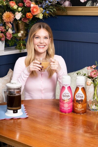 natural bliss debuts a new creative platform, indulgent flavors, and a whimsical “High Creamer & Coffee” experience with actress Meghann Fahy