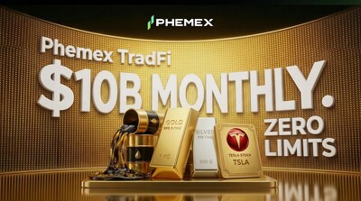 Phemex TradFi alcanza un volumen mensual de 10 mil millones de dólares y avanza en la infraestructura de las operaciones entre mercados