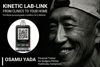 Osamu Yada, Personal Trainer for Los Angeles Dodgers Pitcher Yoshinobu Yamamoto, announces the launch of KINETIC LAB-LINK on Kickstarter. This revolutionary device and AI coaching app democratize the elite body recognition technology previously reserved for top-tier professional athletes, making it available to student athletes, trainers, and fitness enthusiasts. The Kickstarter campaign is currently live, successfully gathering funds and gaining significant momentum.