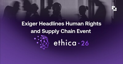 "Many industries and governments and even society itself can fall prey to accepting that human rights abuses are an unfortunate, but inevitable byproduct of complex, global supply chains. But nothing could be further from the truth. With AI, we’ve unlocked radical transparency and the opportunity to completely reinvent how we architect supply chains. Collectively, we can solve this problem, and Ethica’ 26 is bringing this urgent imperative to the global stage," says Exiger CEO Brandon Daniels. 