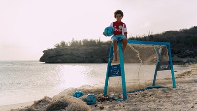 The Sandals Foundation’s Future Goals program helps champion the next generation of soccer players by repurposing plastic waste into soccer equipment for elementary schools on the island.