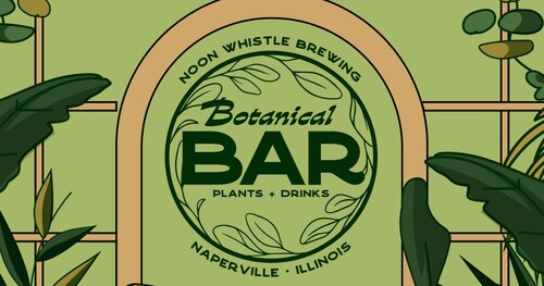 Noon Whistle Naperville's new Botanical Bar Logo