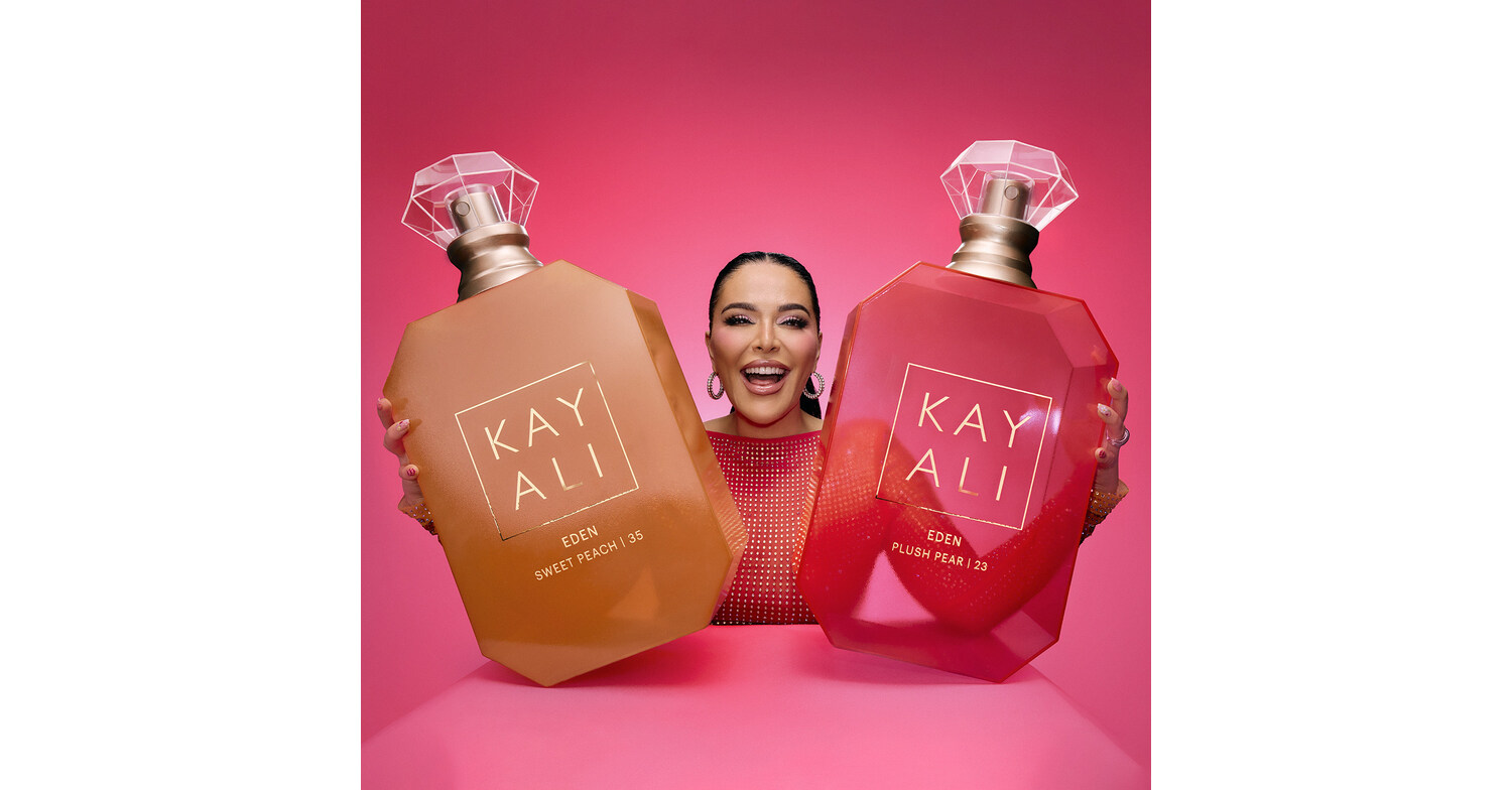 KAYALI Introduces Two New Juicy Additions to its Eden Fragrance Collection: Eden Sweet Peach | 35 Eau de Parfum & Eden Plush Pear | 23 Eau de Parfum