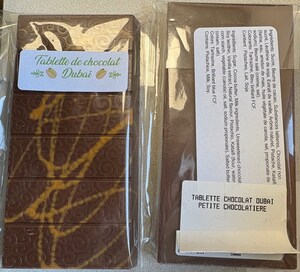 Mise en garde à la population - Présence possible de salmonelle dans les barres de chocolat Dubaï préparées et vendues par l'entreprise La petite chocolatière inc.