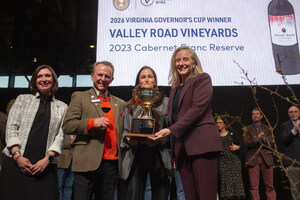 Governor Spanberger Awards 2026 Virginia Governor's Cup® to Valley Road Vineyards