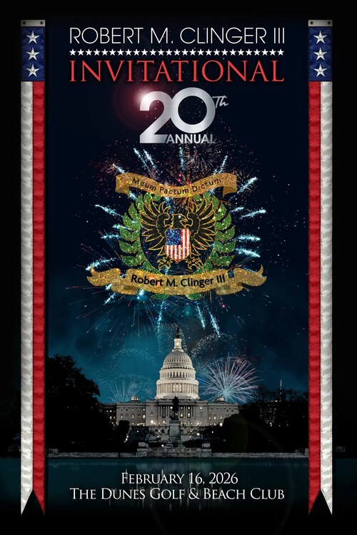 The 20th Annual Robert M. Clinger III Invitational poster SBA Loan Valuations by Highland Global