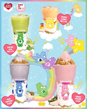 KUNG FU TEA AND CARE BEARS™ SHINE TOGETHER WITH NEW DRINK COLLABORATION!