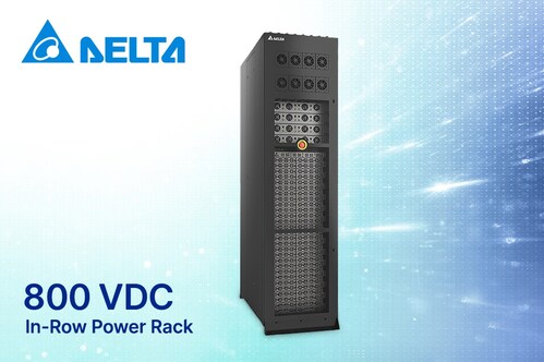 Delta 800 VDC In-Row Power Rack