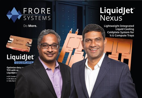 Frore Systems Founders:  CEO Seshu Madhavapeddy and CTO Surya Ganti.