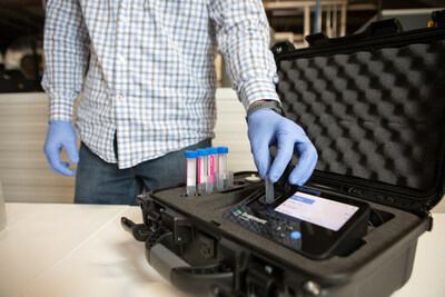 The portable Bugcount® analyzer is designed for reliable performance in both field and lab environments. (CNW Group/Luminultra)