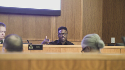 March 11, 2026 - Planning Commissioner Xavone Charles speaking during a City of North Las Vegas Planning Commission meeting. 
Photo credit: KevmediaLLC