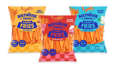 Bolthouse Fresh FoodsMC lance ses frites de carotte : un classique intemporel décliné en version moderne