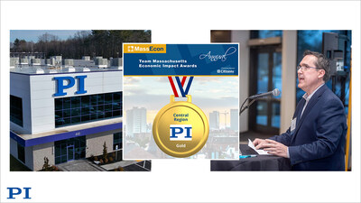Walter Silvesky, Co-Managing Director of PI USA, presents PI’s award-winning Shrewsbury expansion pitch at the MassEcon Economic Impact Awards reception.