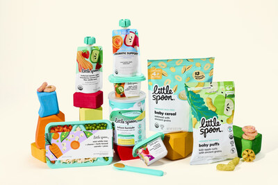 A selection from Little Spoon’s broader feeding ecosystem of healthy, balanced meals and snacks for babies, toddlers and children