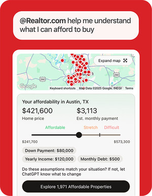 Search Homes and See What You Can Afford with the New Realtor.com® App in ChatGPT