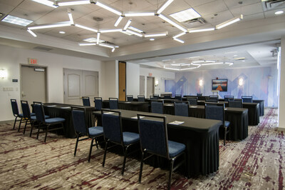 Meeting space at the Hilton Garden Inn Hattiesburg, one of two Mississippi properties recently added to the LBA Hospitality management portfolio.