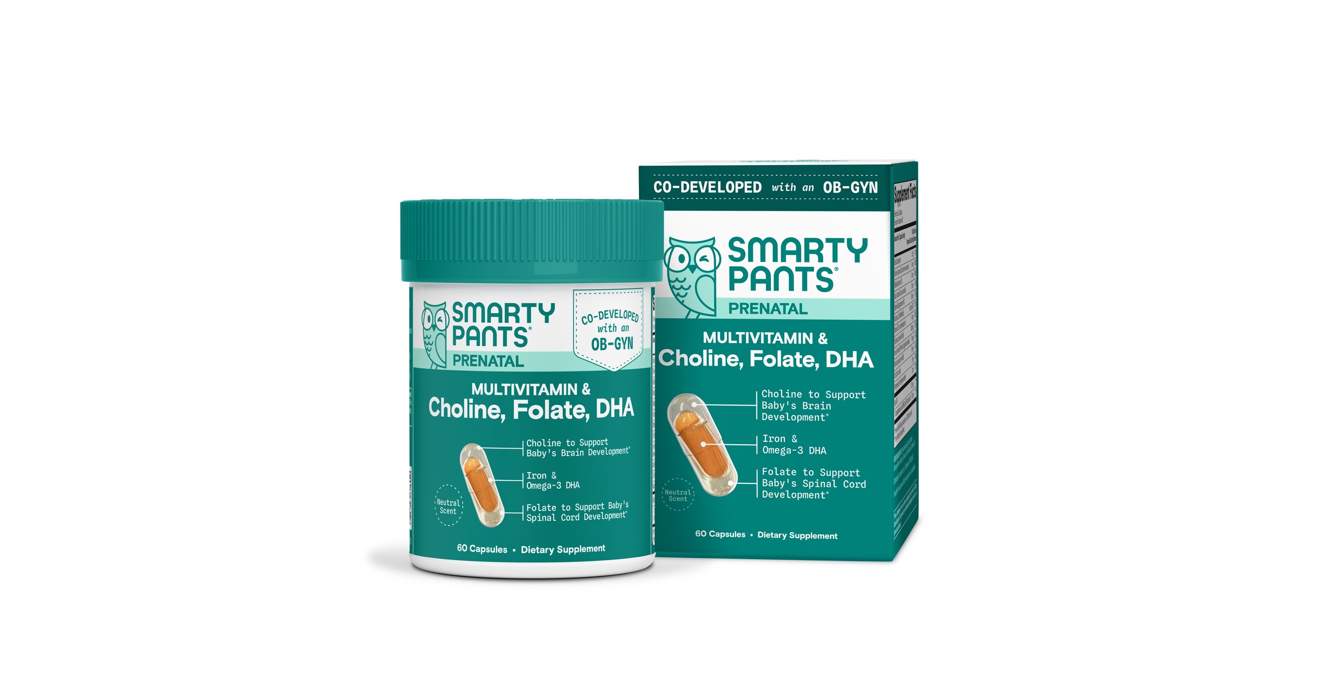 SmartyPants Vitamins Launches New OB-GYN Co-Developed Prenatal Capsule Designed To Support Baby's Brain and Development*