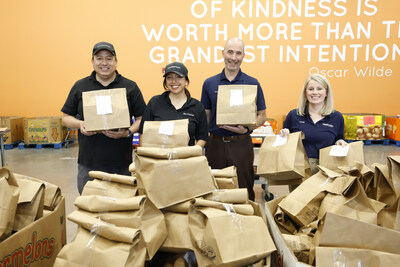 Employees from Hyundai Motor North America and HMGMA volunteer with the Brown Bag for the Elderly program at Second Harvest of Coastal Georgia in Savannah, Ga. on March 10, 2026. (Photo/Hyundai)
