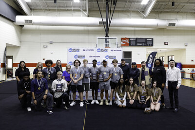 The winning teams showing off their medals at the Georgia Hydrogen Grand Prix at Bryan County Middle School in Pembroke, Ga. on March 11, 2026. (Photo/Hyundai) The winning teams showing off their medals at the Georgia Hydrogen Grand Prix at Bryan County Middle School in Pembroke, Ga. on March 11, 2026. (Photo/Hyundai)