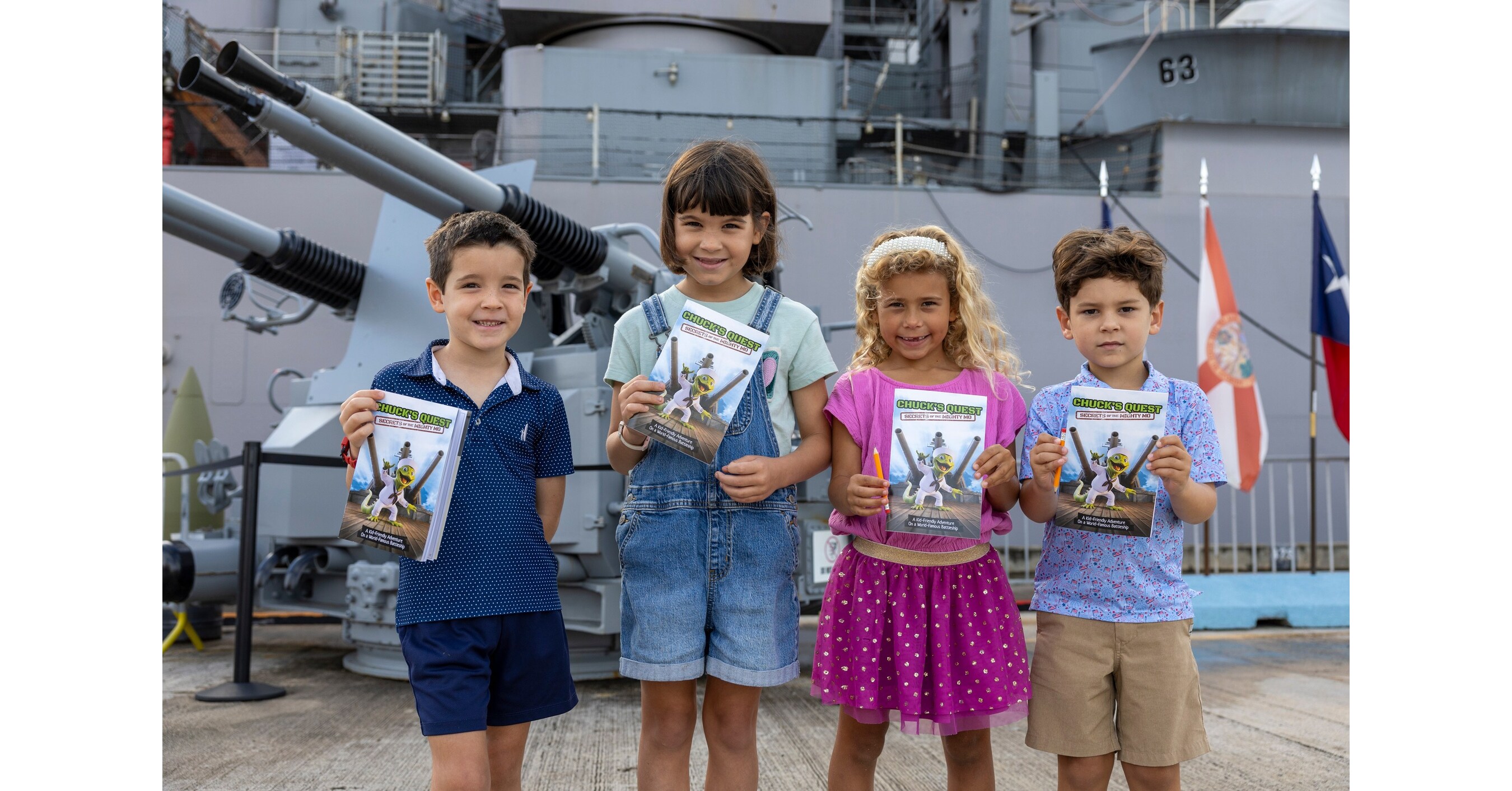 Battleship Missouri Memorial Launches Chucks Quest in Pearl Harbor