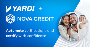 Yardi partners with Nova Credit to accelerate verifications