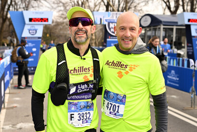 Thomas Panek, President and CEO, Lighthouse Guild and Jed Laskowitz, New York Road Runners Board Member and Achilles International representative.