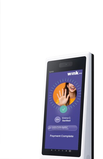Sunmi Kiosk with Wink Biometrics enabled.